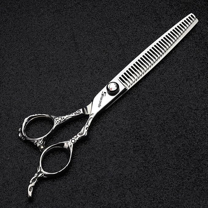 6/7/8 Inch Professional Hair Clippers, Japan 440C Cobalt Alloy Hair Clippers, Hair Clipper for Weight Loss (7 Inch Thin Scissors-AA)
