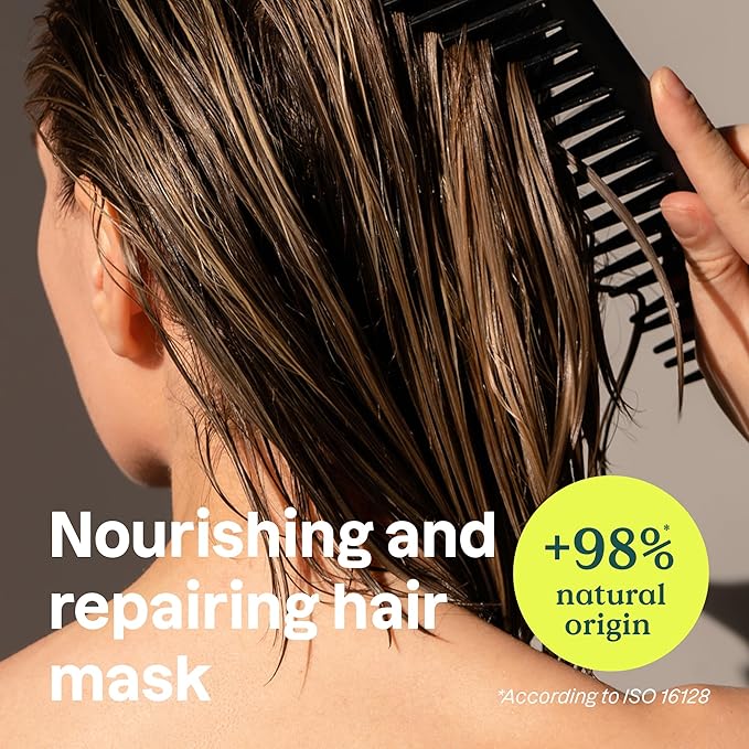 Bundle of ATTITUDE Repairing Hair Mask, Nourishes and Improves Hair's Appearance, Pink Argan, 8 Fl Oz + ATTITUDE Nourishing Hair Oil, EWG Verified, Softens Dry Hair, Dermatologically Tested,100 mL