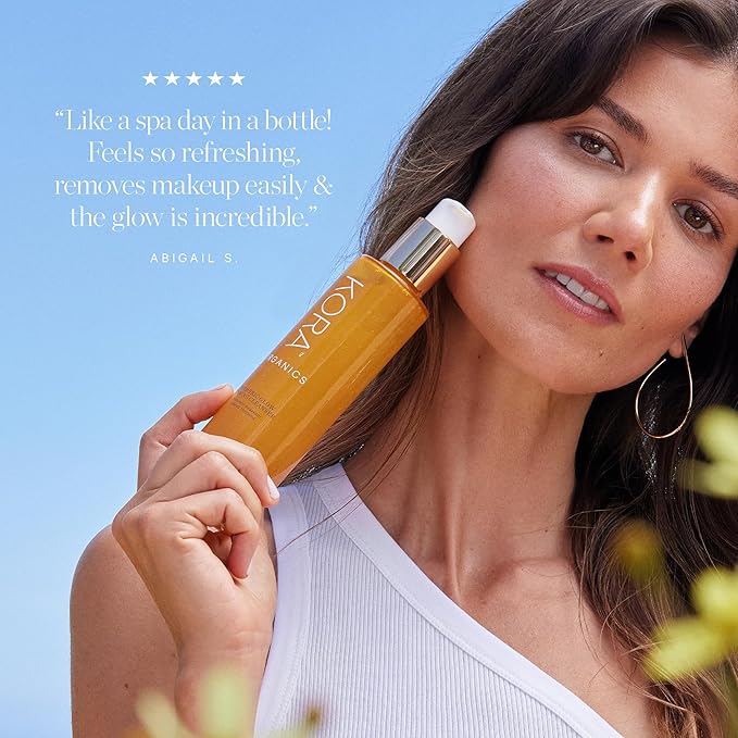 KORA Organics Turmeric Glow Foaming Cleanser, Cleanse & Nourish, Certified Organic, Cruelty Free, 5.07 oz - Face Cleanser