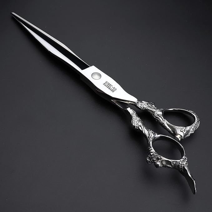 6/7/8/9 Inch High Quality Hair Clipper for Japanese Barbers 440C (8 Inch Flat)