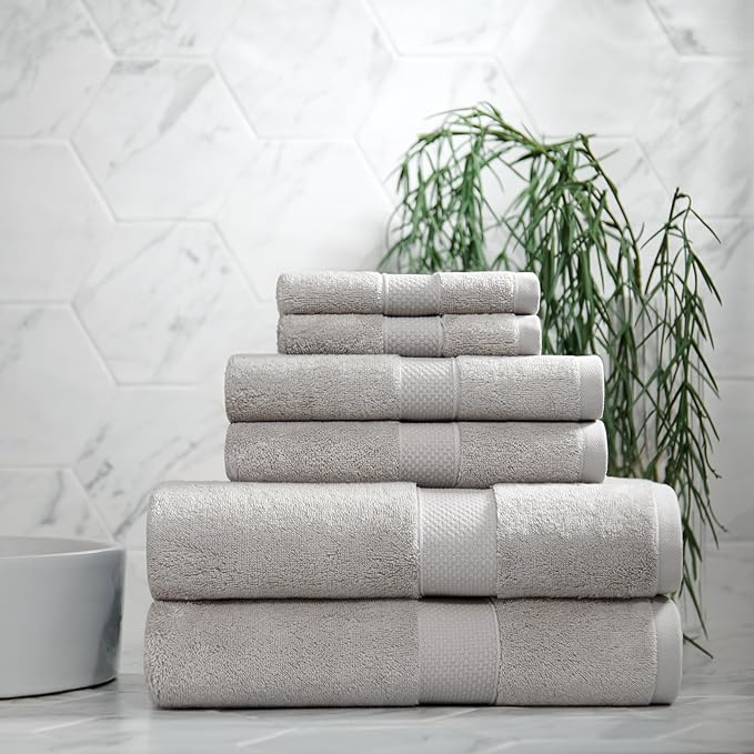 Aston & Arden Egyptian Bath Towels - Pack of 2 - Oversized Ultra Soft Thick & Absorbent, 100% Ringspun Egyptian Cotton Bathroom Towel for Spa, Hotel, 600 GSM, 30 x 54 in, Tan