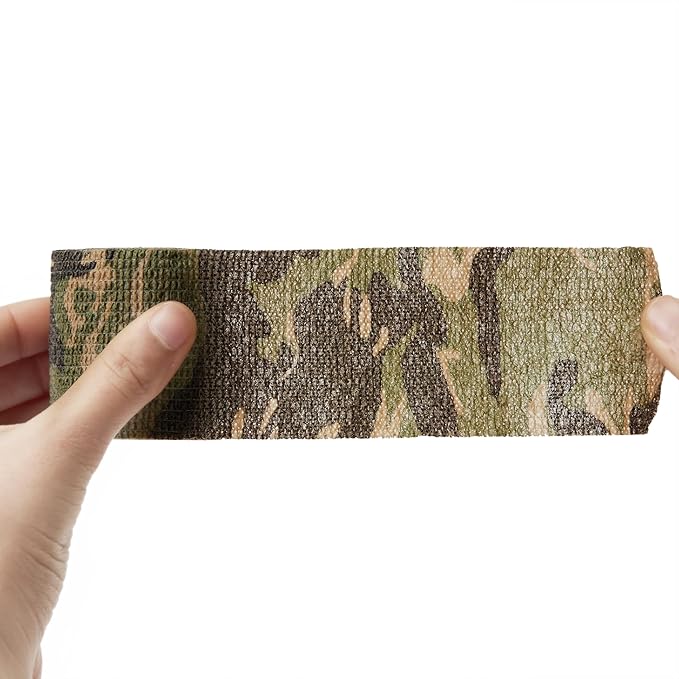 Sensi Wrap Grip Cover Sports Self Bandage Rolls 2-inch x 5-Yards 24pcs (Jungle Camo)