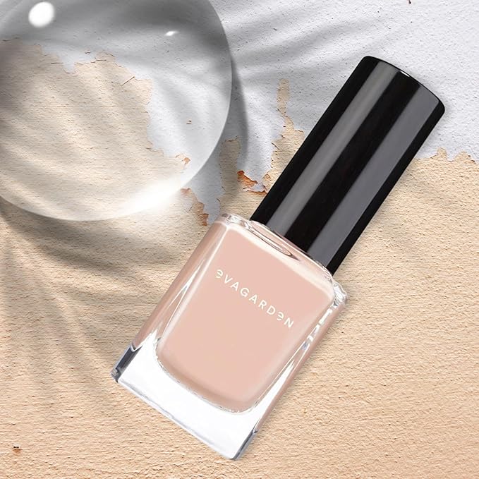 EVAGARDEN Sea Water Resistant Nail Polish - Saturated Color with Thin Film Coating - Attractive, Durable and Smooth Coverage - Clean Formula, No Harsh Substances - 630 Light Nude - 0.34 oz