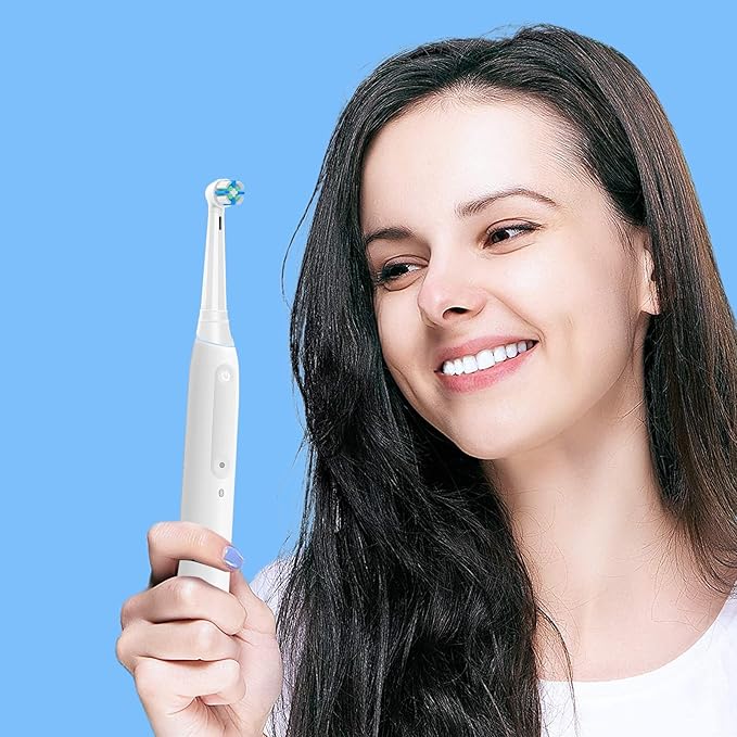 12 Pack IO Replacement Heads Compatible with Oral B IO 2/3/4/5/6/7/8/9/10/Deep Clean Series Electric Toothbrushes, Brush Heads Compatible with Oral B iO (White)