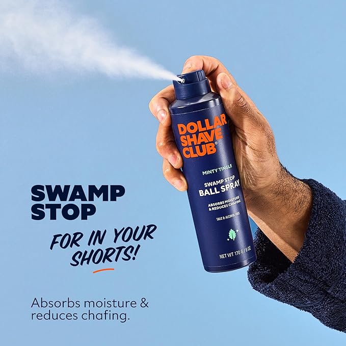 Dollar Shave Club | Ball Spray (2 Pack) | Fast Absorbing Body Deodorant Spray for Men