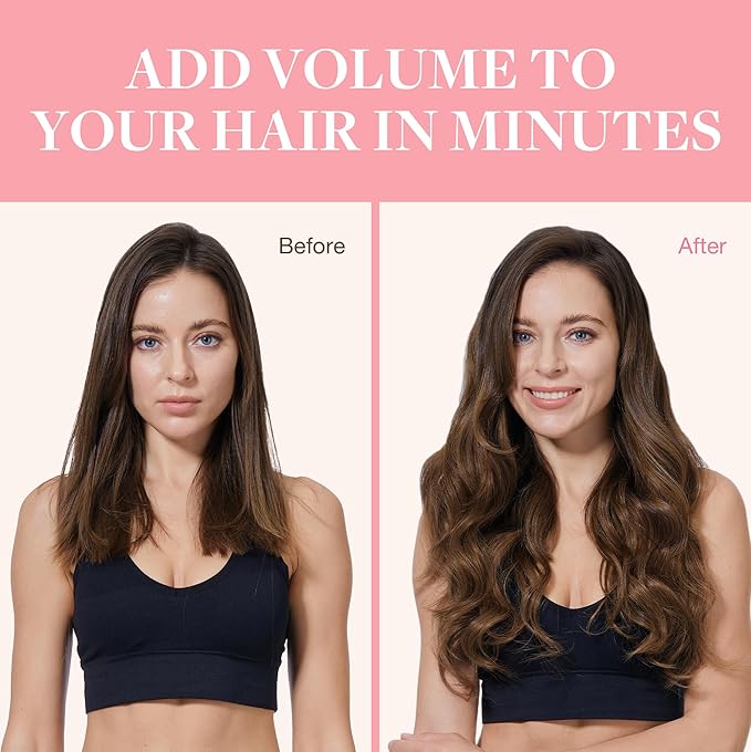 GOO GOO Clip in Hair Extensions Real Human Hair, Remy Human Hair Extensions Clip ins for Women, Natural Human Hair, 16inch 120g 7Pcs, 4A Chocolate Brown