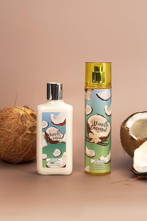Vanilla Collection Body Mist and Lotion Set (Vanilla Coconut)