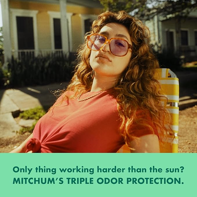 Mitchum Women’s Antiperspirant Deodorant Gel Stick, Powder Fresh Scent, 48HR Sweat & Odor Protection, Triple Odor Defense, Alcohol-Free, 3.4 oz
