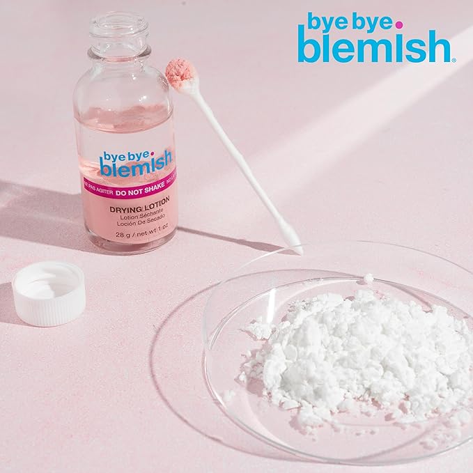 Bye Bye Blemish Acne Drying Lotion, Reduce Pimples Overnight 1oz, 1-Pack