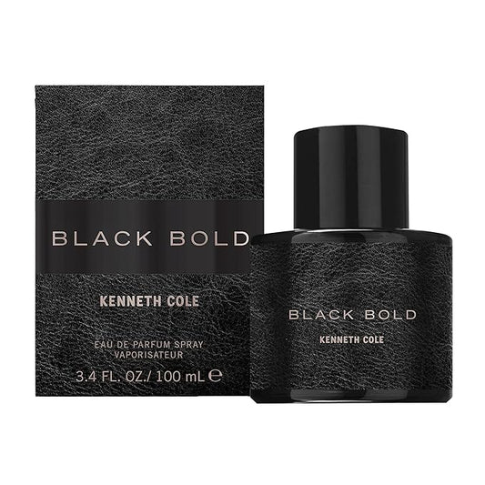 Kenneth Cole Black Bold Eau de Parfum Cologne for Men, 3.4 Fl Oz