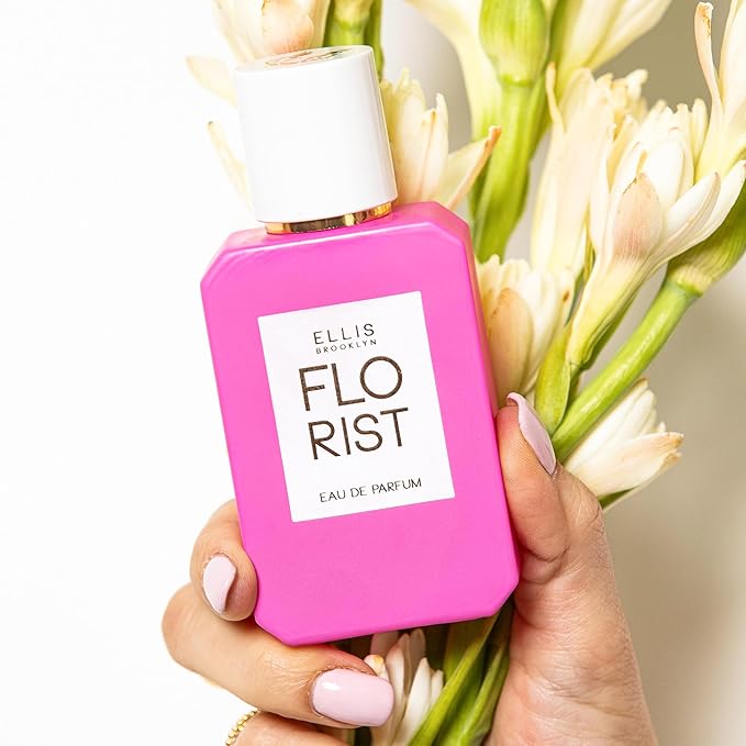Ellis Brooklyn FLORIST Eau De Parfum, Mini Dabber - Fresh Floral Perfume For Women with Italian Bergamot, Tuberose, & Cedarwood, Vegan Perfume Made In The USA, 7.5ml / 0.25 Fl Oz