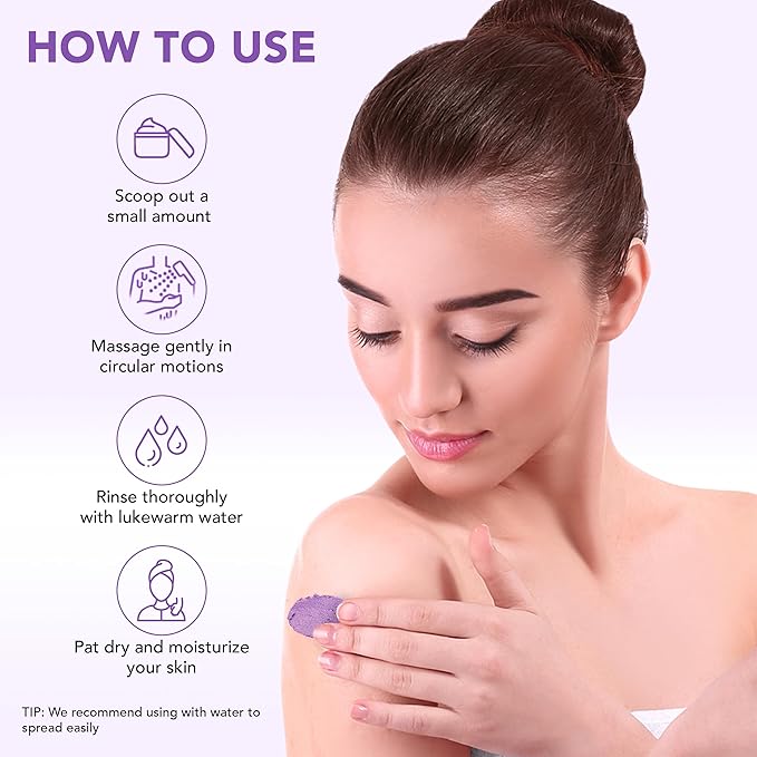 Botanic Hearth Dreamy Lavender Body Scrub 8.8 Fl Oz | Gently Exfoliates and Moisturizes Skin, Infused with Natural Lavender Oil and Essential Nutrients for Smooth and Radiant Skin
