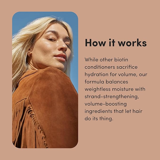 hers Full Volume Conditioner, 2 Pack - Volumizing Conditioner for Women with Biotin - Adds Lightweight Volume, Shine & Bounce - Coastal Cedar Citron - 2 x 6.4 fl oz