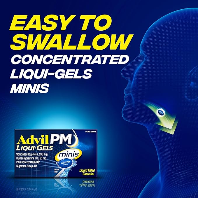 Advil PM Liqui-Gels Minis, 80 Liquid Filled Capsules