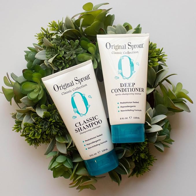 Original Sprout Deep Conditioner for All Hair Types, Vegan Conditioner, 4 oz. Bottle