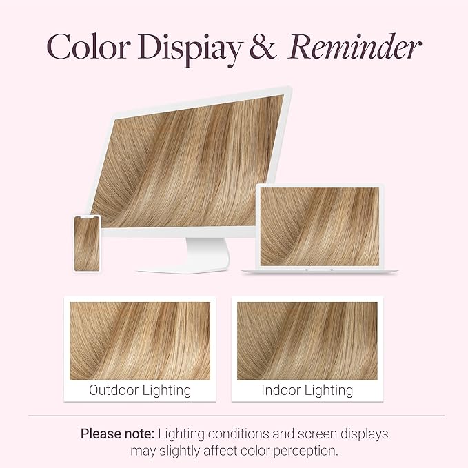 GOO GOO Clip in Hair Extensions Real Human Hair, Remy Human Hair Extensions Clip ins for Women, Natural Human Hair, 18inch 120g 7 Pcs, #12A/18H Ash Beige Blonde Blend