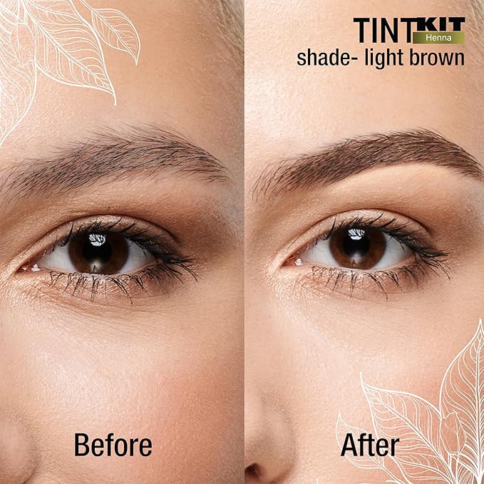 Godefroy Powered by Henna - Tint Kit 4 Applications | Light Brown | Spot Hair Color Powered by Natural Henna