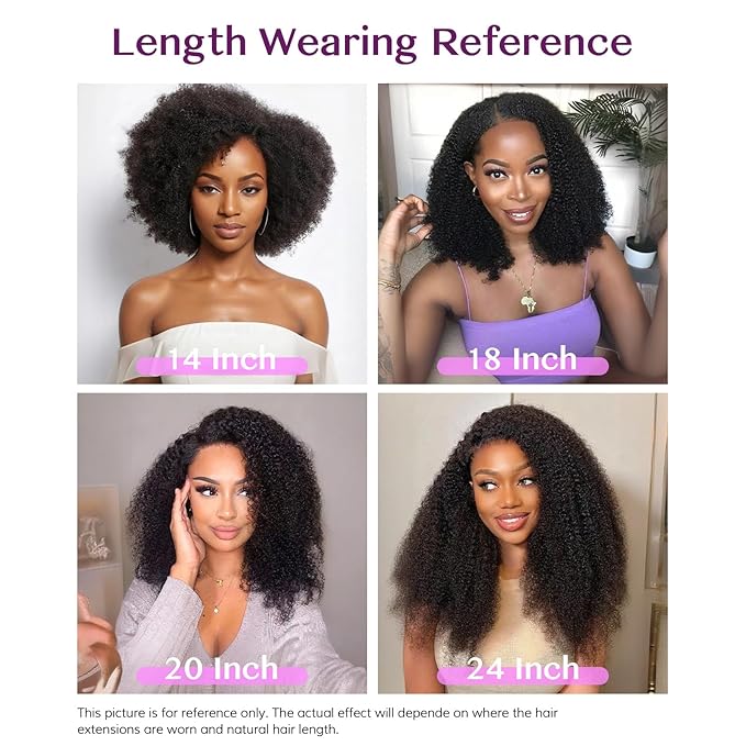 IDN BEAUTY Seamless Clip In Hair Extensions Human Hair, 3c 4a 4c Afro Kinky Curly 20 Inch 110g 7pcs Natural Black Seamless Curly Clip Ins Remy Hair Seamless Clip Ins For Black Women PU Invisible Edge