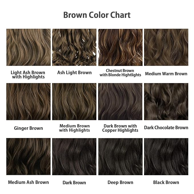 REECHO 20" 1-Pack 3/4 Full Head Curly Wave Clips in on Synthetic Hair Extensions HE008 Hairpieces for Women 5 Clips 4.5 Oz per Piece - Linen
