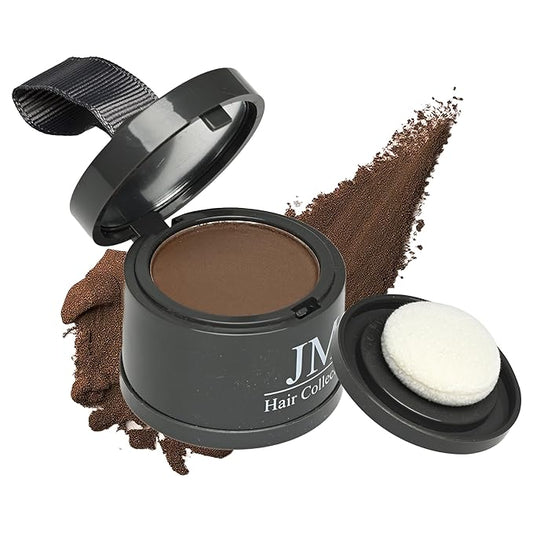 Root Cover Up - Medium Brown Hair Color Powder, Water-Resistant, All Hair Types - 4 oz