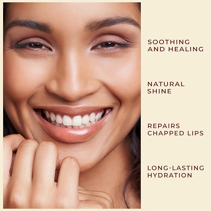 Mango Lip Balm Hydrating & Nourishing, Natural, Long-Lasting Lip Moisturizer with Castor Oil, Barrier Protection & Lip Repair, Smooth Lip Care, Non-Waxy & Cruelty-Free, Gentle for All Ages - 0.15 oz