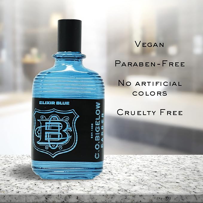 C.O. Bigelow Elixir Blue Cologne for Men, Watery Marine Fragrance, Long Lasting Men's Cologne, Elixir Perfume for Men, 2.5 Fl Oz