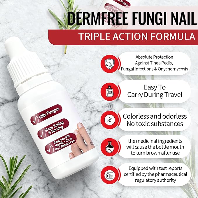 Fungi Nail Toenail Treatment Extra Strength,Toenail Renewal Serum, Nail Conditioning Solution for Thick&Discolored Nails, Quick-Dry Dropper, Safely & Gently for Healthier Nails,