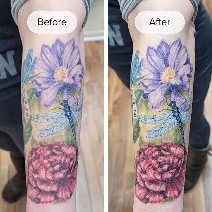 Replenish Tattoo Body Lotion - Fragrance-Free Lotion, Non-Greasy & Silicone-Free, Clean Ingredients, Lightweight for Daily Use (3.4 Fl Oz)
