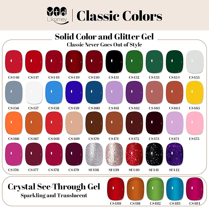 YTD Likomey Gel Nail Polish,15ml Rose Gold Glitter Nails Gel,Fall Winter Shiny Sparkly Salon Home Pink Shimmer Flakes Manicure UV Color Varnish,SF439