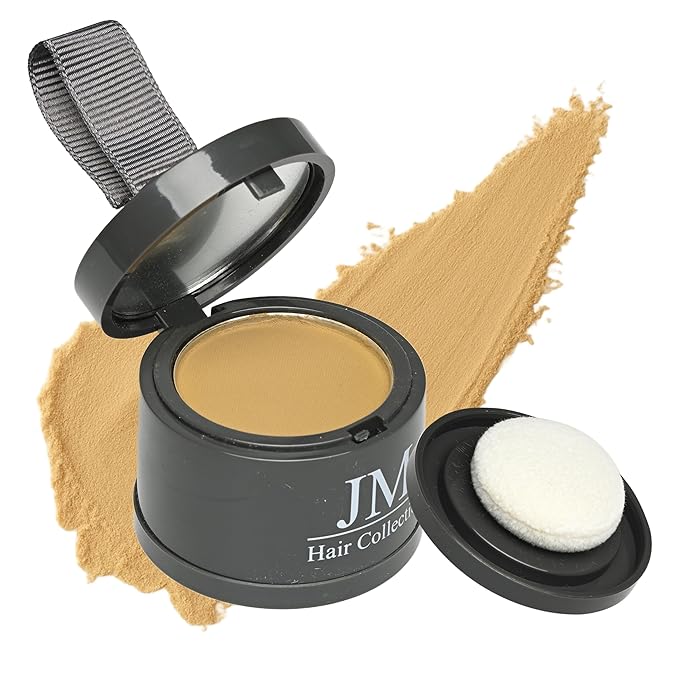 Root Cover Up – Blonde Temporary Hair Color Powder for Gray Root Concealing & Touch-Up – Water-Resistant, Easy-Blend Compact for All Hair Types