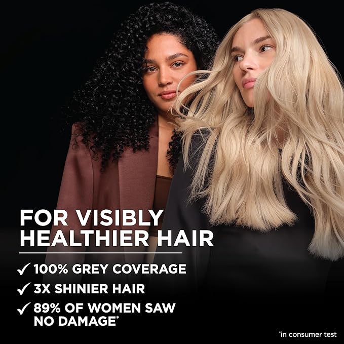 Garnier Hair Color Olia Ammonia-Free Brilliant Color Oil-Rich Permanent Hair Dye, 2.11 Platinum Black, 1 Count (Packaging May Vary) (Pack of 2)