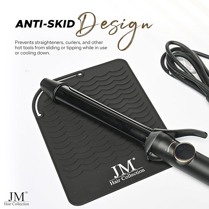 Silicone Heat Mat for Hair Styling Tools - Non-Slip, Heat Resistant - 1 Pack
