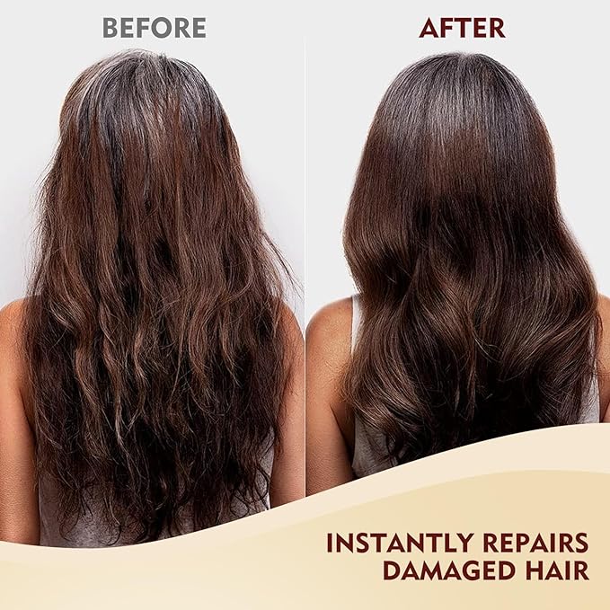 Karseell Collagen Hair Treatment Deep Repair Conditioning Argan Oil Collagen Hair Mask Essence for Dry Damaged Hair All Hair Types 200ml