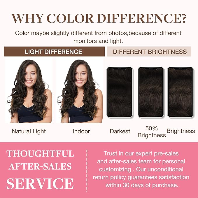 GOO GOO Clip in Hair Extensions Real Human Hair, Remy Human Hair Extensions Clip ins for Women, Natural Human Hair, 24inch 160g 7Pcs, 2A Light Brown