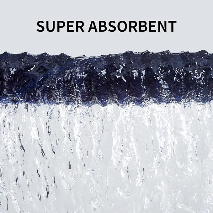 Extra Large Bath Towel Set of 6 (40"x80"),Oversized Bath Sheet Super Soft Highly Absorbent Microfibers Quick Dry Luxury Shower Towel for Bathroom Spa Gym Hotel Yoga(Navy Blue, 6Piece)