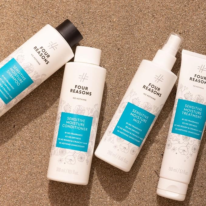 No nothing Sensitive Moisture Treatment - Perfume-free, Moisturising Intensive Treatment - For Dry and Damaged Hair - 100% Vegan -150 ml (New Packaging)