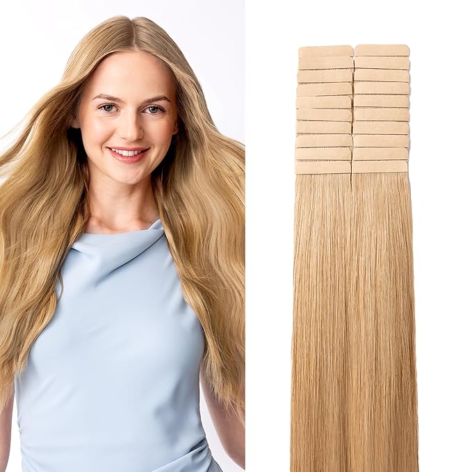 Luxy Tape-In Hair Extension Collection 16", 50g, Honey Blonde, 20 pieces