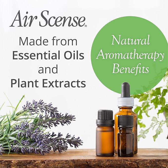Air Scense Essential Oil Air Freshener, Non-Aerosol, 7 Ounce, 3 Pack (Lavender Vanilla Bundle)