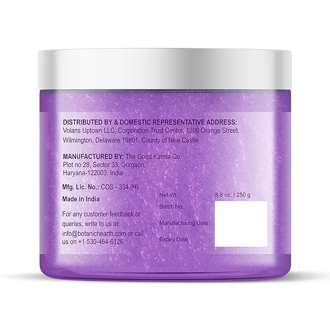 Botanic Hearth Dreamy Lavender Body Scrub 8.8 Fl Oz | Gently Exfoliates and Moisturizes Skin, Infused with Natural Lavender Oil and Essential Nutrients for Smooth and Radiant Skin