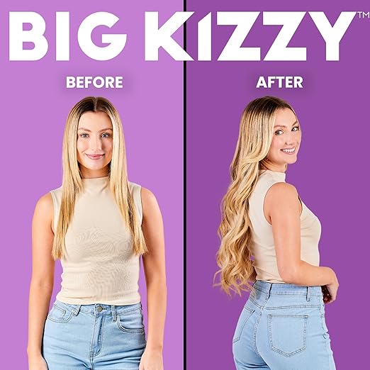 Big Kizzy Extra Hold Double Sided Hair Extension Tape - 72 tabs replacement tape - Strong hold of 6-8+ weeks - Made in USA
