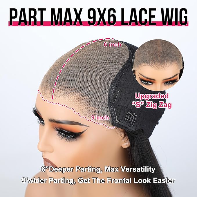 ISEE Hair M Cap 9x6 Bob Wig Human Hair Glueless Wigs Pre Plucked Pre Cut HD Lace Front Glueless Wigs Human Hair 180% Density Short Deep Wave Bob Wigs for Black Women 16 inch
