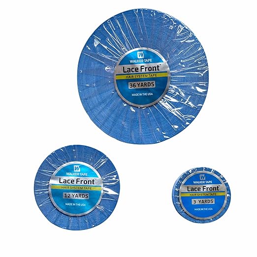 Lace Front Support Wig Tape Double Sided Waterproof Super Hold Adhesive for Wig Hair Extension Hair Pieces Lace Wigs Men's Toupee Beards Made in the USA Safe and Easy to Use (36Yard-0.8cm wide)