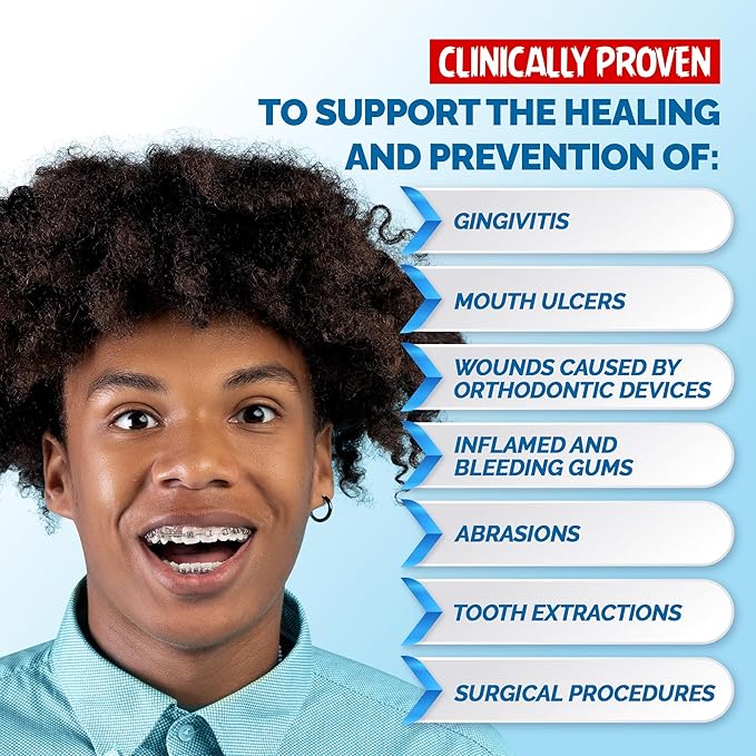 Gengigel Teen Hyaluronic Acid Oral Gel for Mouth & Gum Discomfort (15 ml), Soothes Irritation, Promotes Natural Healing & Protects Delicate Oral Tissue, No Paraben or SLS, Vegan & Kosher