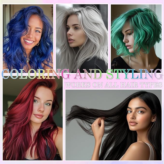 Temporary Hair Color Spray for Women and Kids, One-Time Use Hair Color Wax, Washable Disposable Natural Hair Spray Hair Strong Style for Party, Hollowen, Cosplay (Black, 120ML)