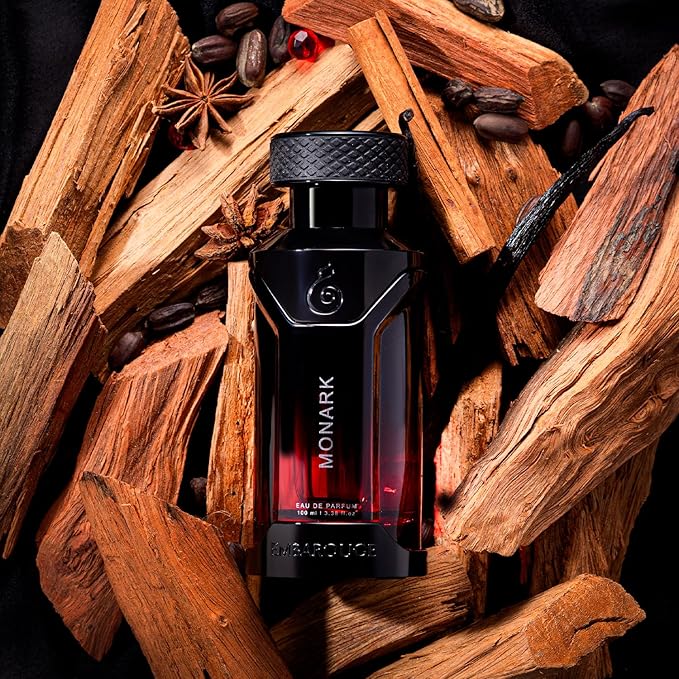 EMBAROUGE MONARK Men's Fragrance | Perfume for Men | Apple Top note | 100 ml pack | 3.4 Fl. Oz. | Spicy and Amber fragrance | Gift for Men | Eau de Parfum EDP