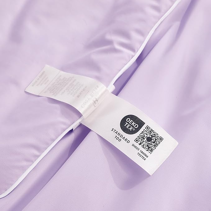 Cozy Bliss Cooling Comforter Queen Size, Cooling Blankets for Hot Sleepers and Night Sweats, Purple Summer Comforter for Queen Size Bed, Breathable Soft Lightweight Silk Smooth