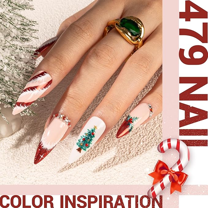 MelodySusie Thick Snow White Gel Nail Polish,15ML Soak Off UV LED White Gel Polish Christmas Gift for Women Nail Art Manicure Salon DIY Nail Design Decoration at Home-479