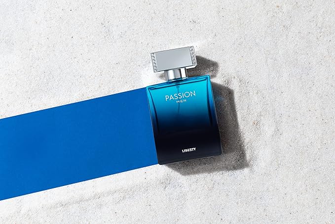 Liberty Luxury Passion Perfume for Men (100ml/3.4Oz), Eau De Toilette (EDT) Spray, Designed in France, Spicy Notes