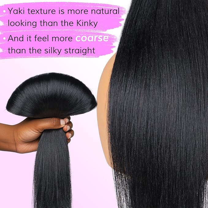 IDN BEAUTY Seamless Clip In Hair Extensions Human Hair, Yaki Straight 20 Inch 110g 7pcs Natural Black Remy Virgin Human Hair Seamless Clip Ins For Black Women PU Weft Invisible Edge