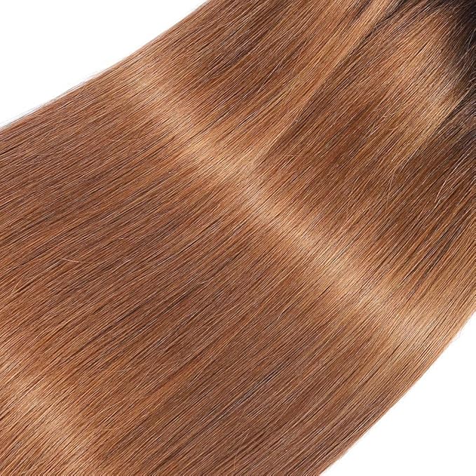 Light Brown Straight Bundles Human Hair Color #30 Human Hair Bundles 18 20 22 Inch Brazilian Virgin Hai Extensions Brown Straight Bundles Human Hair